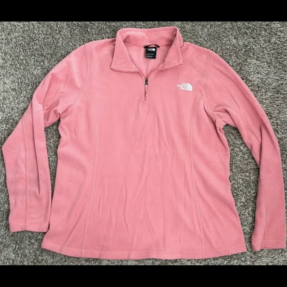Pink North Face Quarter Zip